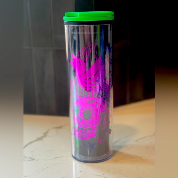 Starbucks Other - Starbucks Halloween Black Skull Raven Crow Plastic Tumbler Lid 16 oz NEW 2020
